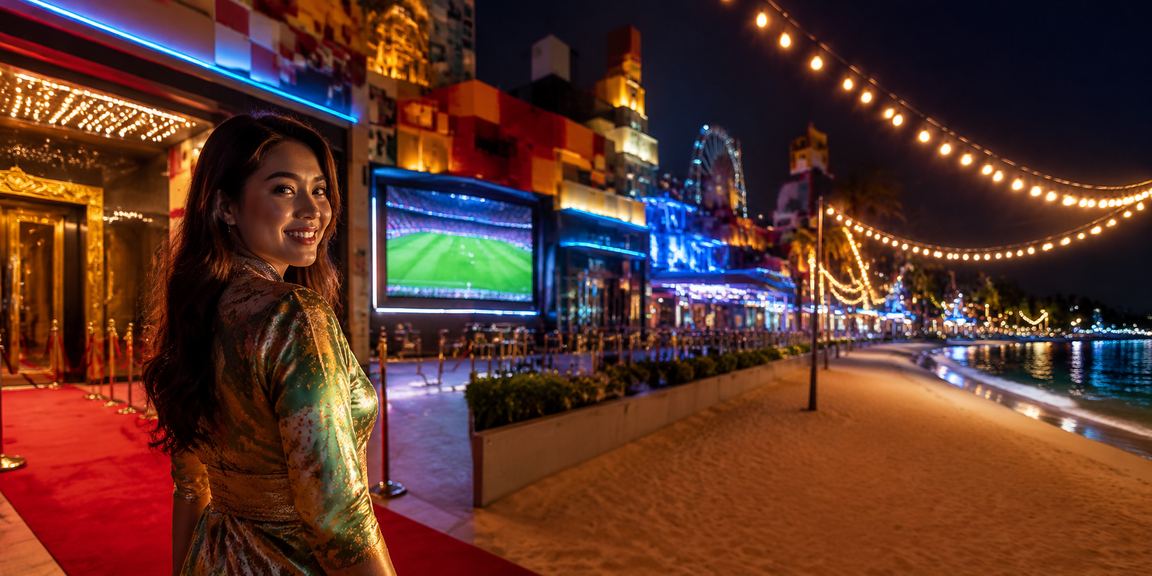 Malaysian esport fans following a live match on the manis33 platform during a festive occasion